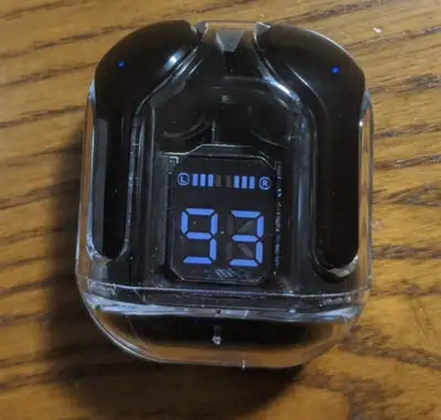 $10 Airpods C-plug no-case, LED screen battery, View more