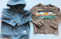 Gap long sleeve & Gymboree hoodie 3T