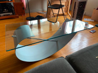 Table basse en verre