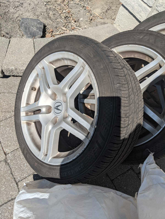 Pneus d'été sur mags rims 235/45ZR17 Acura tl 2007 khumo tires  dans Pneus et jantes  à Longueuil/Rive Sud - Image 4