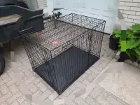 Large Dog Crate with tray