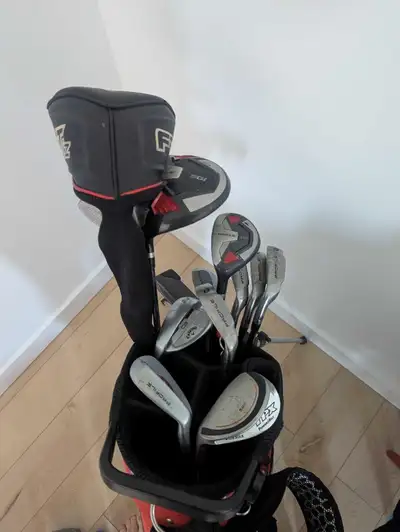 Wilson SGI left handed set, and extra clubs., View more