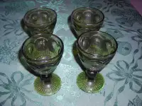 Emerald Green Wine Goblets