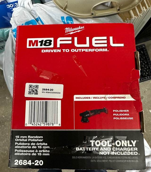 Milwaukee M18 15mm Polisher BRAND NEW in Power Tools in City of Toronto - Image 2