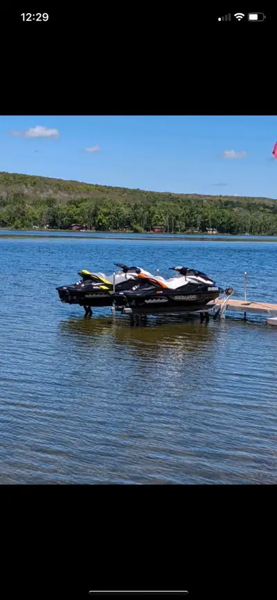 2013 & 2016 GTI 130 seadoos for sale. $20500 obo Includes double trailer. Stored out of the water as...