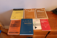Math and Computer Science Textbooks. Older 1960-1990 books.