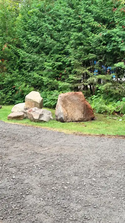 Huge Natural Landscape Boulder – Reddish-Brown Feature Stone, View more