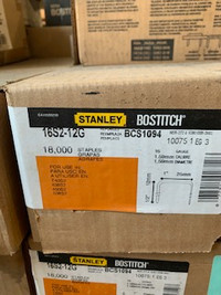 STANLEY BOSTITCH 1"X 1/2" 16G STAPLES