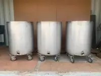 110 gal. Stainless Steel holding tanks $ 4000.00 each OBO