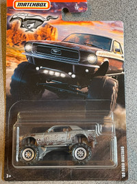 Matchbox hot wheels Ford Mustang lifted off road monster truck