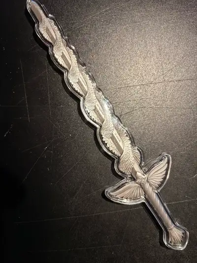 2.5oz Sword of St. Michael Silver Bar, View more