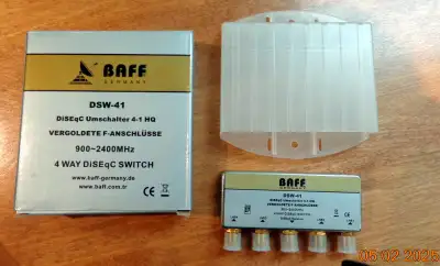 4 Way DiSEqC Switch for Satellite Systems, View more