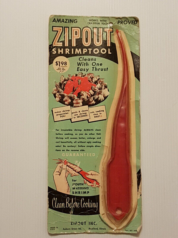 *** SHRIMP ZIPOUT SHRIMPTOOL - SEAFOOD SHELFISH COOKING TOOL in Arts & Collectibles in City of Toronto