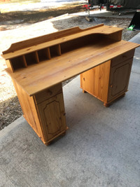 Wooden Desk with drawers