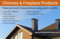 Fireplace Screens, Chimney Covers, Rain Caps,  Animal Screens