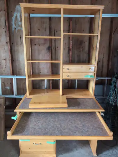 Custom built study desk, View more