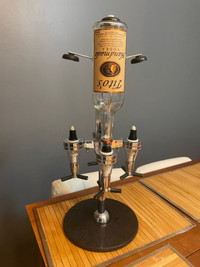 4 Bottle Alcohol Dispenser for Home Bar