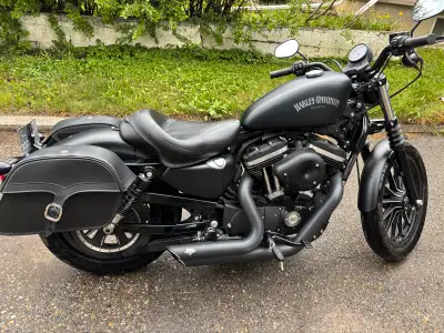 Spring’s here! Time to get out riding and enjoy the outdoors. 2014 Harley-Davidson model: Iron 883 w...
