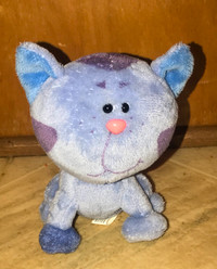 Ty Beanie Baby Periwinkle Cat Blue’s Clues Bean Bag Plush 6" Toy