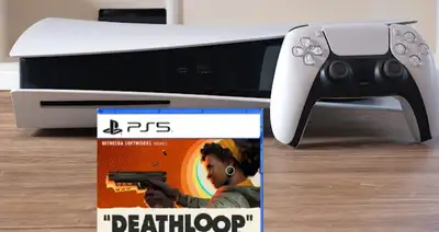 PlayStation 5 (PS5) bundle with Death Loop game, View more