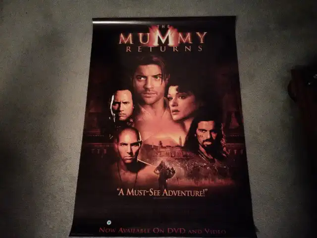 Movie Poster - The Mummy Returns in Arts & Collectibles in Oshawa / Durham Region - Image 2