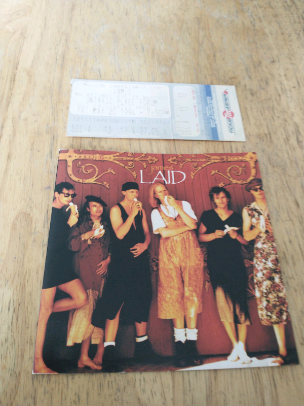 James 1994 Toronto concert ticket (remember the song 'Laid?') in Arts & Collectibles in City of Toronto - Image 5