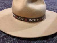 RARE Authentic RCMP Mounties Felt Hat Antique Vintage Mounty