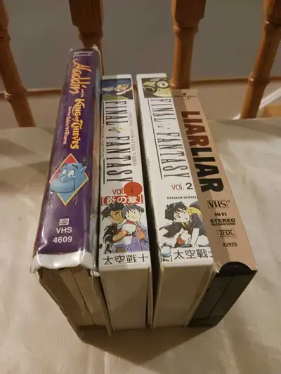 VHS Movies for adults and kids, $5.00 for all 4.