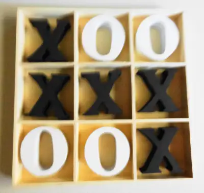 WOODEN TIC TAK TOE PUZZLE GAME, View more