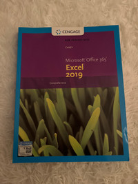 Excel 2019 textbook