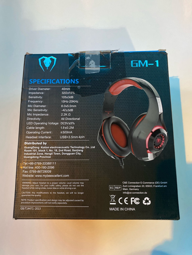GAMING HEADSET .  /PS4, PS5, PC, XBOX ONE in XBOX One in Mississauga / Peel Region - Image 2