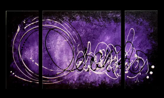 Mocha 44"x24" Original Art Hand-Painted Abstract Painting Decor in Home Décor & Accents in Saskatoon - Image 4