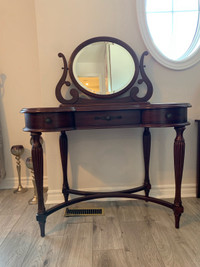 Makeup vanity and chair 