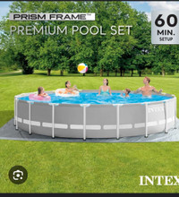 20 foot Intex pool package