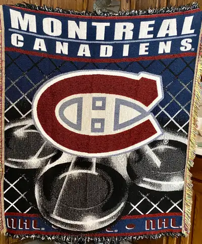 Montreal Canadiens 40 x 50” throw blanket, View more