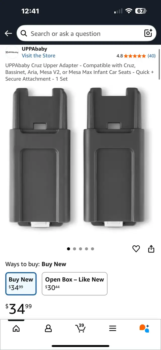 uppa baby Cruz V2 in Strollers, Carriers & Car Seats in St. Catharines - Image 9