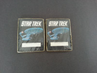 STAR  TREK  BOOK  PLATES  ..  2  SEALED  PACKS