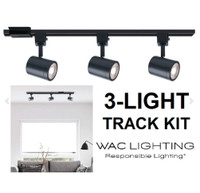 WAC Lighting, Charge LED 10W Energy Star 3 Light Track Kit - NEW