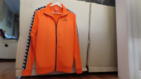 Kappa sport jacket Size L orange new
