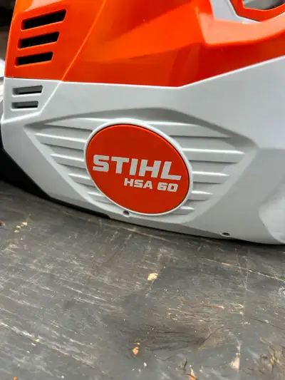New Stihl HSA 60 cordless hedge trimmer, View more