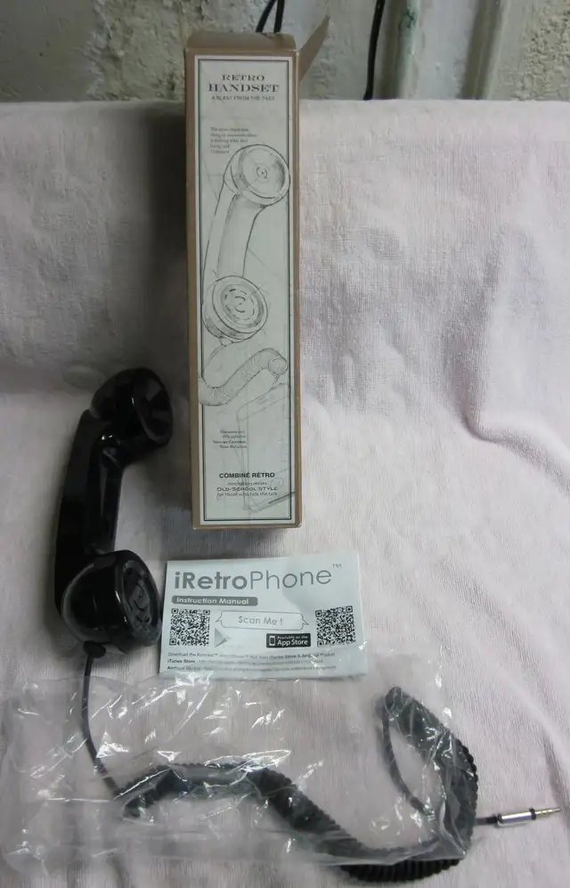 Retro Handset phone for mobile and computer in Cell Phone Accessories in Guelph - Image 3