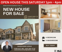 Open house for new house in Brampton