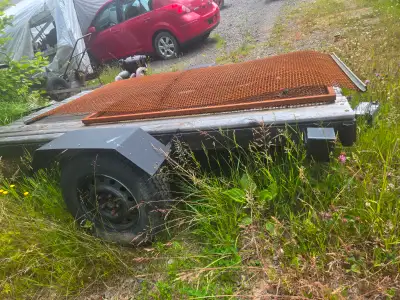 Tilt trailer for sale everthing works has papers hook up and go 750 or best offer
