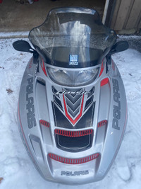 2005 Polaris Classic 600 hood and windshield