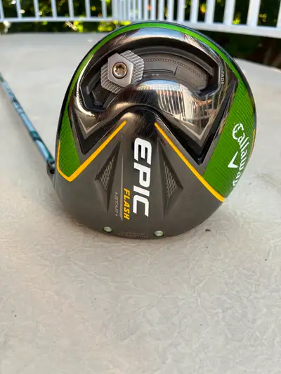 Callaway Epic Flash Star 10.5’ driver . Fujikura Speeder Evolution VI Stiff flex shaft. Excellent co...