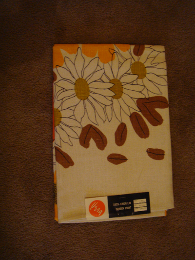 Vintage Vera 100% Linen Tablecloth, View more