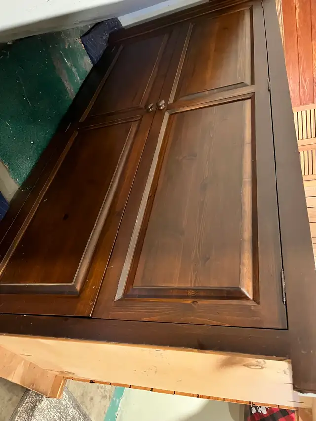 Beautiful Pine Wood Wardrobe