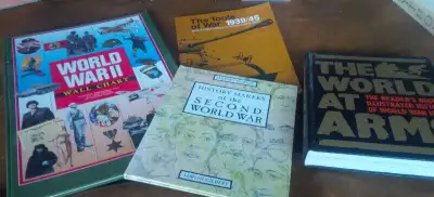 4 World War II Books, Larger Sized, Various Prices, See Listing, View more