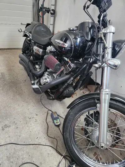 One owner 2010 Harley Superglide Custom. All the usual HD issues fixed. Such as compinsator, primary...