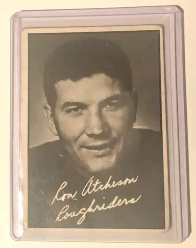 ERROR CARD 1961 TOPPS Football Card #90 ~ Ron Atchison -Sask RR, View more